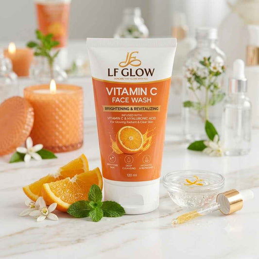 LF GLOW Vitamin C Face Wash - Brightening & Revitalizing