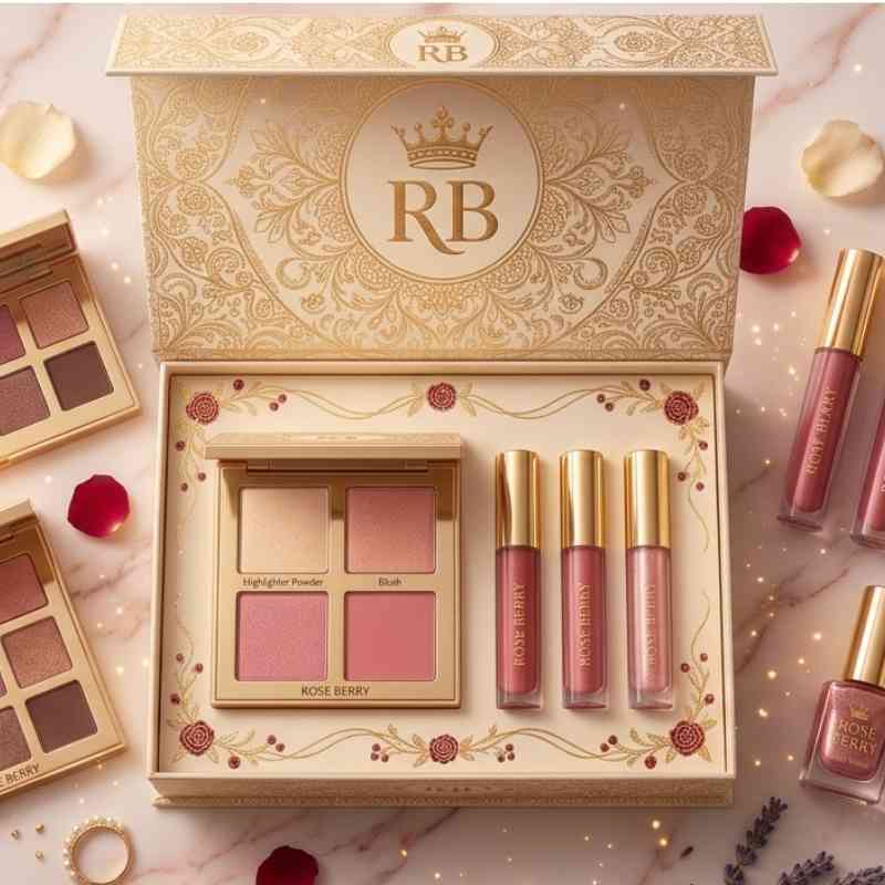 Rose Berry Luxury Makeup Gift Set