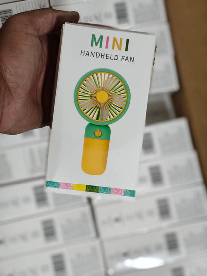 Rechargeable Mini Handy Fan Portable USB Cooling Fan For Traveling