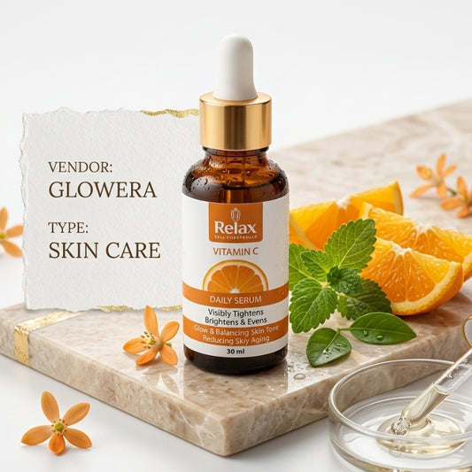 Relax Vitamin C Daily Serum - 30ml | Brightening & Anti-Aging Facial Serum
