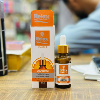 Relax Vitamin C Daily Serum - 30ml | Brightening & Anti-Aging Facial Serum