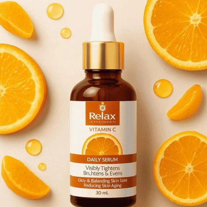 Relax Vitamin C Daily Serum - 30ml | Brightening & Anti-Aging Facial Serum
