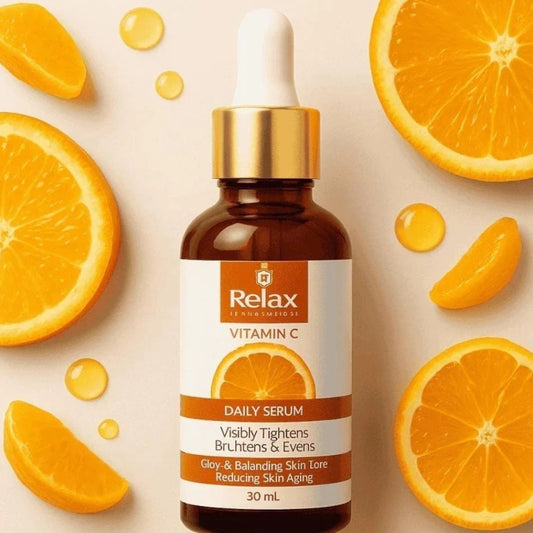 Relax Vitamin C Daily Serum - 30ml | Brightening & Anti-Aging Facial Serum
