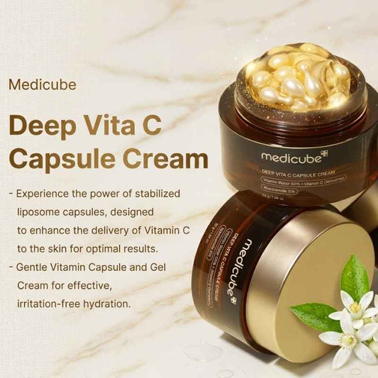 Medicube Deep Vita C Capsule Cream 55g | Brightening & Anti-Aging