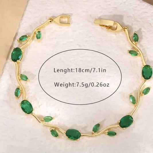 Tulip Bracelet – Premium Quality Steel Elegant Bracelet for Women l Green