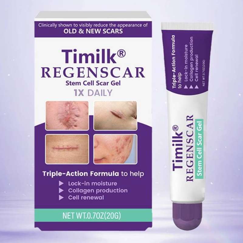 Timilk Regenscar Stem Cell Scar Gel 20g - Triple Action Formula For Old