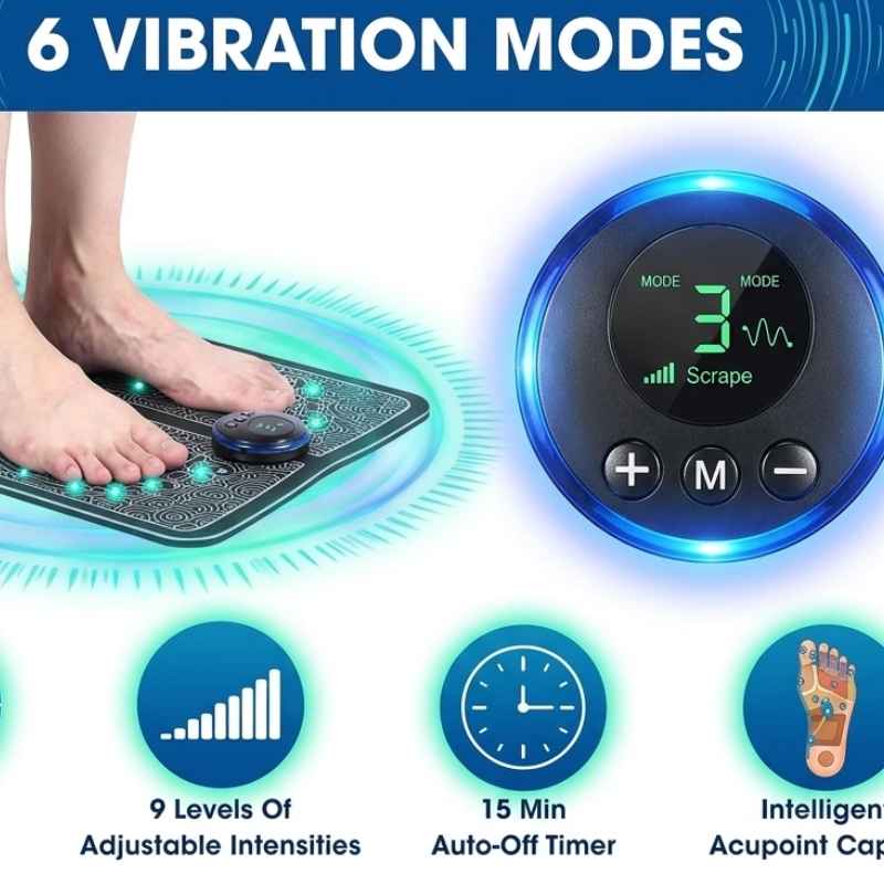 EMS Foot Massager Mat – Relief for Tired Feet 🦶✨