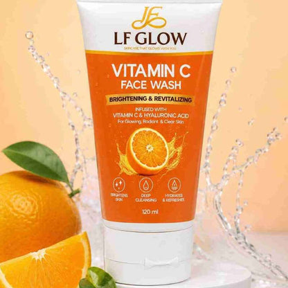 LF GLOW Vitamin C Face Wash - Brightening & Revitalizing