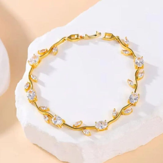 Tulip Bracelet – Premium Quality Steel Elegant Bracelet for Women l Green