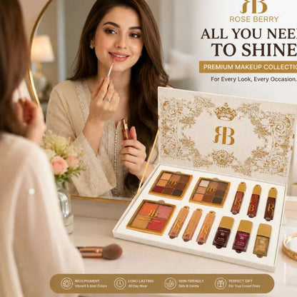 Rose Berry Luxury Makeup Gift Set